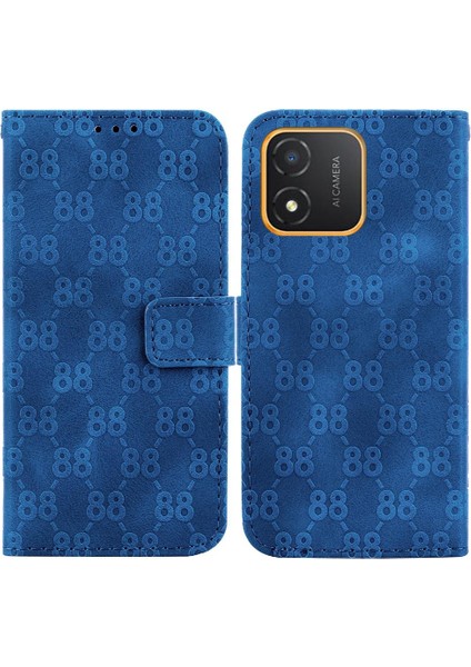 Onur X5 Için Telefon Kılıfı Pu Deri Kickstand Cüzdan Kapak Çift 8 Kart (Yurt Dışından)