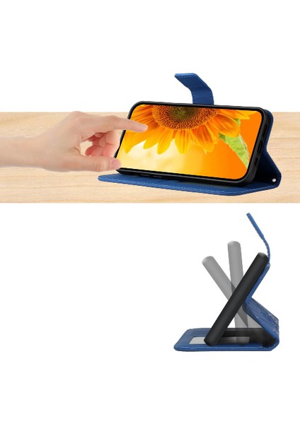 Iphone 14 Için Kılıf Pro Max Kısa Kayış Lüks Pu Deri Kart Yuvaları ile (Yurt Dışından)
