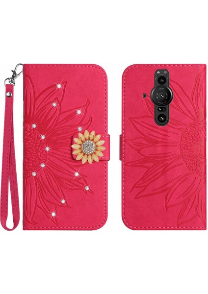 Sony Xperia Pro-I Telefon Kapağı Için Kılıf Darbeye Dayanıklı Tpu Kabuk Çevirme Cüzdan (Yurt Dışından)