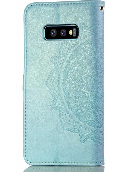 Samsung S10E Flip Kapak Basit Iş Darbeye Deri Kılıf (Yurt Dışından)