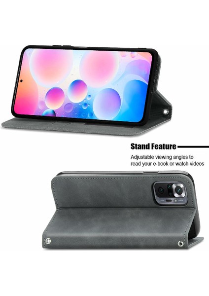 Redmi Not 10 Pro Cüzdan Için Kılıf Basit Iş Kapak Çevirin Darbeye (Yurt Dışından) indirimleri