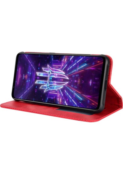 Zte Nubia Kırmızı Sihirli 7 Pu Deri Manyetik Kapatma Cüzdan (Yurt Dışından)