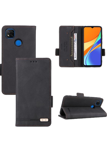 Xiaomi Redmi Not 9c Için Kılıf Kart Tutucu Kickstand ile Tam Koruma (Yurt Dışından)
