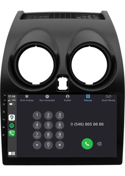 Nissan Qashqai (2007-2013) Android 14 Multimedya Carplay 10 Inch 8 GB Ram / 128 GB Hafıza CRV-4375XAA fırsatları