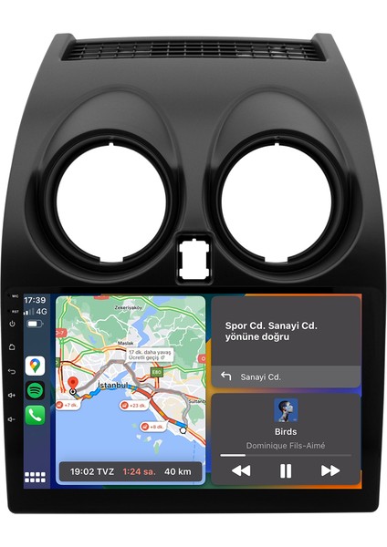 Nissan Qashqai (2007-2013) Android 14 Multimedya Carplay 10 Inch 8 GB Ram / 128 GB Hafıza CRV-4375XAA indirimleri