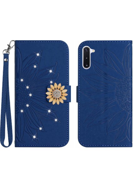 Samsung Galaxy Not 10 Telefon Kılıfı Için Kılıf Kart Tutucu Pu Deri Flip Tpu (Yurt Dışından)