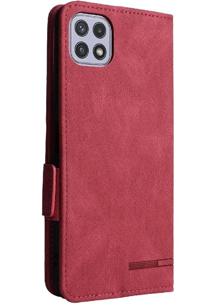 Samsung Galaxy A22 5g Için Kılıf Koruyucu Kapak Kart Tutucu Kickstand ile (Yurt Dışından) modelleri