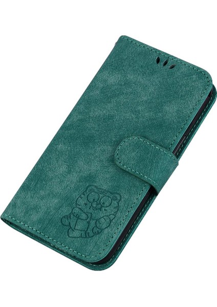Iphone 15 Için Kılıf Pro Max Flip Folio Cüzdan Kılıf Kart Cep Kabartmalı (Yurt Dışından)