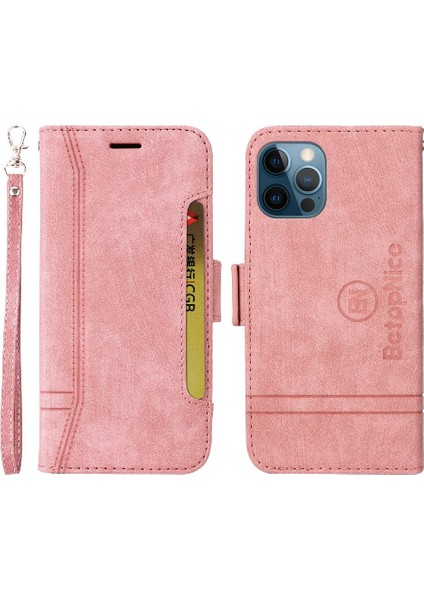 Iphone 12 Için Kılıf Pro Max Kart Yuvaları Cüzdan Kapak Çevirin Tpu Deri (Yurt Dışından)