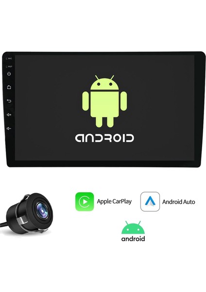 Konfulon Tablet Multimedya Android 10 Inç 2+32GB Carplay (Soğutucu Fanlı Dsp Işlemci)