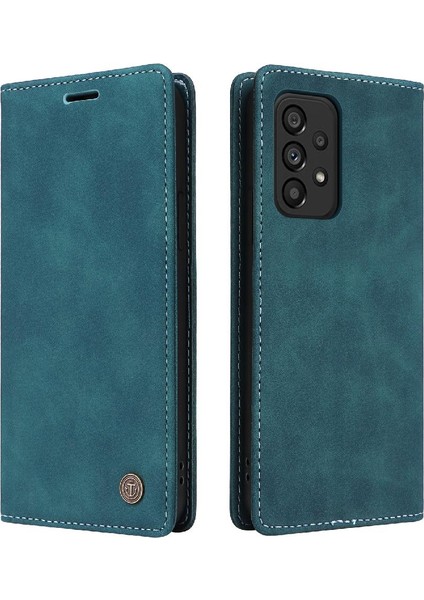 Samsung Galaxy A32 5g Darbeye Dayanıklı Cüzdan Basit Iş Için Flip Case (Yurt Dışından)