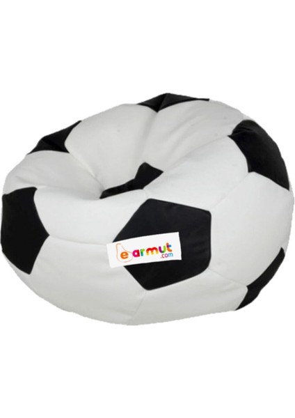 Kumaş Taraftar Futbol Topu Küçük Puf Koltuk Tekli Koltuk Siyah fırsatları