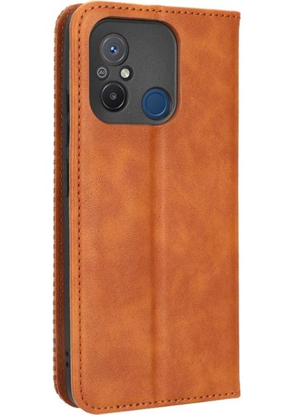 Xiaomi Redmi 12C Cüzdan Manyetik Kapatma Pu Deri Kılıf (Yurt Dışından) fırsatları