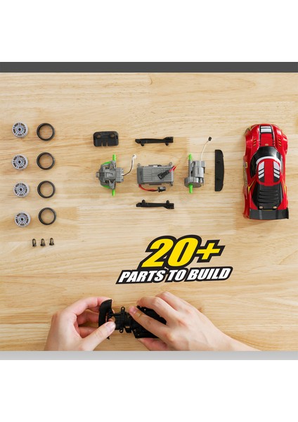 Exost Build 2 Drive Kumandalı Yarış Aracı Kiti Kırmızı