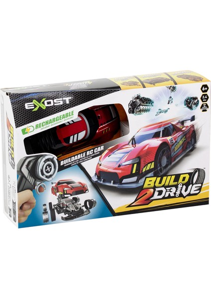 Exost Build 2 Drive Kumandalı Yarış Aracı Kiti Kırmızı