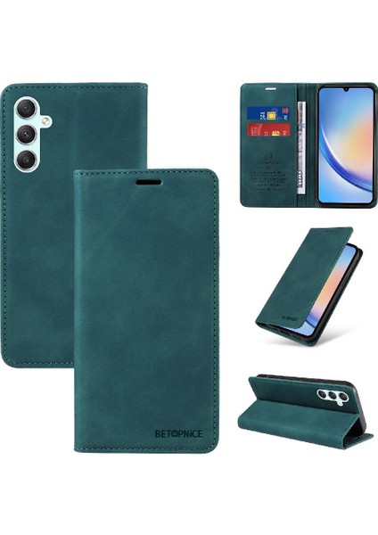Samsung Galaxy A34 5g Koruyucu Manyetik Pu Deri Folio Cüzdan (Yurt Dışından)