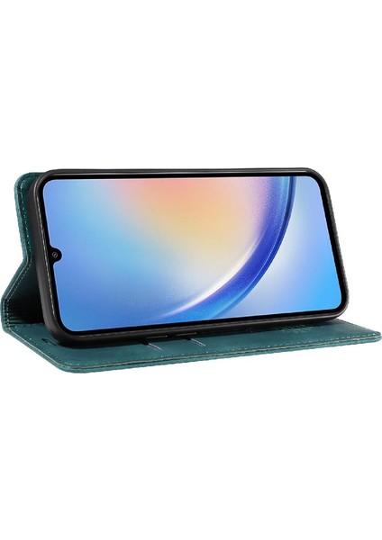 Samsung Galaxy A34 5g Koruyucu Manyetik Pu Deri Folio Cüzdan (Yurt Dışından)
