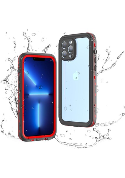 Iphone 13 Için Kılıf Pro Max IP68 Su Geçirmez Tam 12FT Askeri Darbeye (Yurt Dışından)