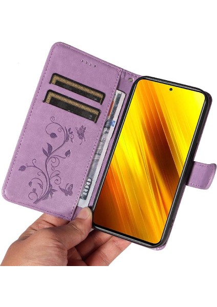 Xiaomi Poco X3/x3 Pro/x3 Nfc ve Kart Yuvası Cüzdan Telefon Kılıfı (Yurt Dışından)