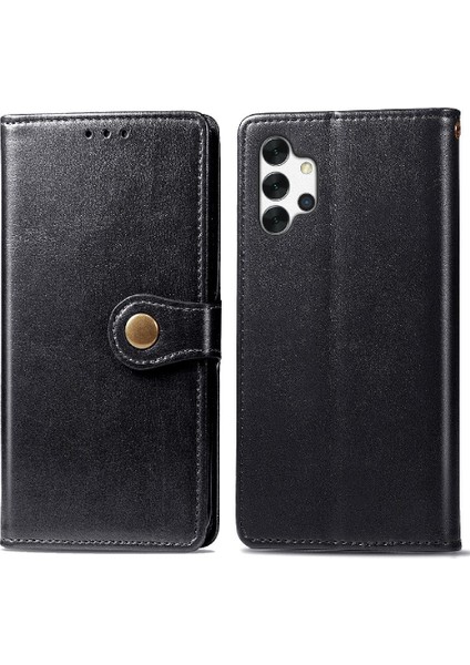Samsung Galaxy A32 5g Için Kılıf Deri Kılıf Kapak Çevirin Zarif Iş (Yurt Dışından)