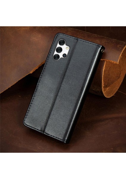 Samsung Galaxy A32 5g Için Kılıf Deri Kılıf Kapak Çevirin Zarif Iş (Yurt Dışından)