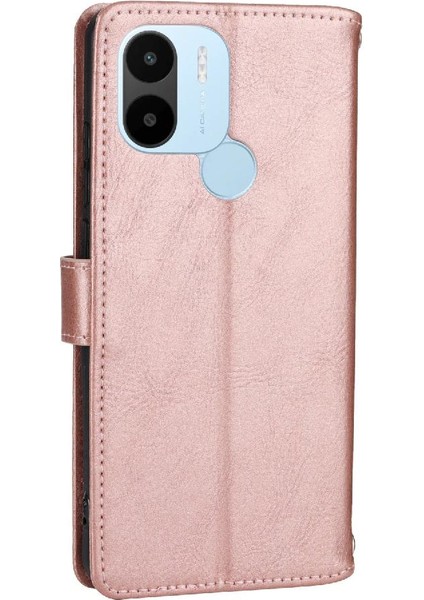 Xiaomi Redmi A1 Artı Pu Deri Kart Tutucu Manyetik Kapatma Için Flip Case (Yurt Dışından)
