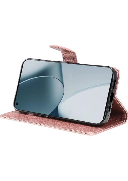 Oneplus 10 Için Flip Case Pro 5g Klasik Katı Renk Kart Yuvası ile Yüksek (Yurt Dışından)