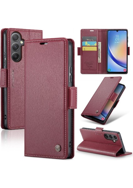 Samsung Galaxy A34 5g Kart Yuvası Cüzdan Kılıf Anti Dolandırıcılık Için Caseme Durumda (Yurt Dışından)