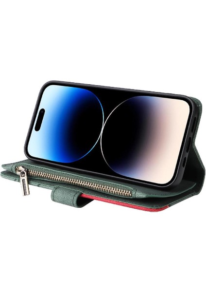 Kart Yuvası Standı ile IPhone 14 Pro Max Kickstand Koruyucu Kılıf (Yurt Dışından)