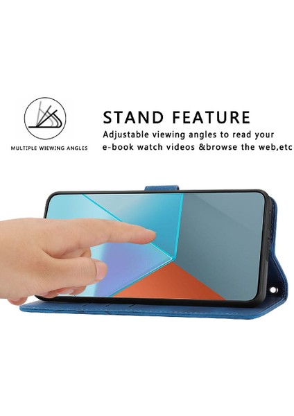 Xiaomi Poco X6 5g Anti Scratch Için Filp Durumda Tam Koruma Kickstand Pu (Yurt Dışından)