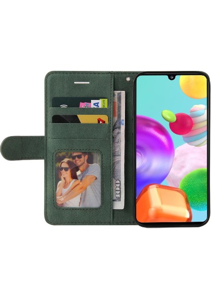 Kart Yuvası Standı Kickstand Koruyucu Pu ile Samsung Galaxy Case Için Kılıf (Yurt Dışından) fırsatları