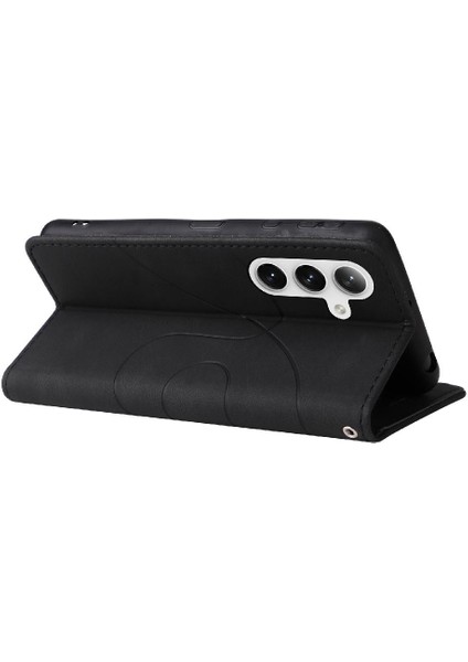 Samsung Galaxy S24 Artı Pu Deri Flip Folio Kılıf Kart Yuvası ile (Yurt Dışından)