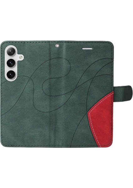Samsung Galaxy S24 Artı Pu Deri Flip Folio Kılıf Kart Yuvası ile (Yurt Dışından)