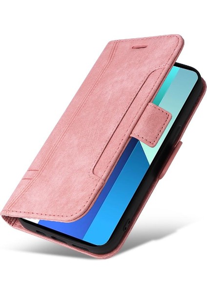 Xiaomi Redmi Not 13 4g Kart Yuvaları Için Kılıf Cüzdan Kapak Çevirin Tpu Deri (Yurt Dışından) indirimleri