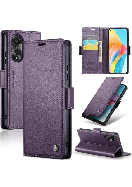 Oppo A78 4g Cüzdan Kılıf Anti Dolandırıcılık Darbeye Vaka Kartı Için Caseme Durumda (Yurt Dışından)