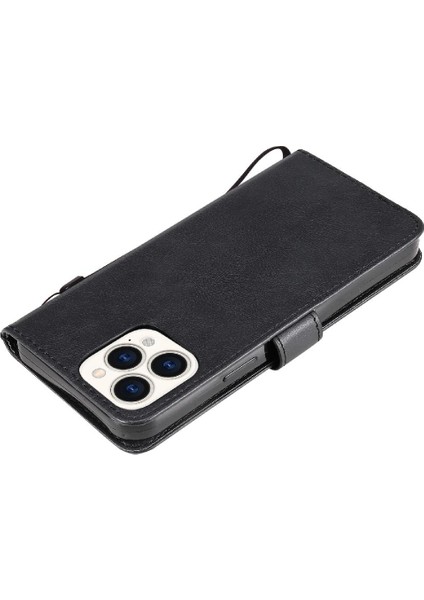 Iphone 13 Için Flip Case Pro Max Iş Cüzdan Telefon Kılıfı Klasik Katı (Yurt Dışından)