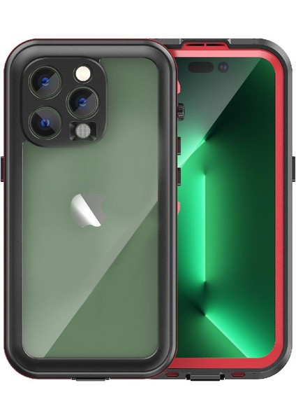 Iphone 14 Için Kılıf Pro 12FT Askeri Darbeye Su Geçirmez Dahili Ekran (Yurt Dışından)