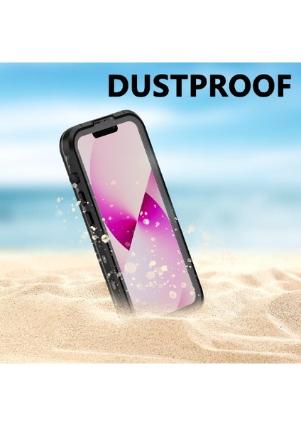 Iphone 14 Için Kılıf Su Geçirmez Dahili Manyetik Durumda Ekran Koruyucu (Yurt Dışından)