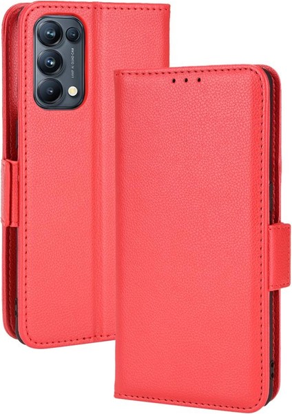 Oppo Oppo 5 Pro Için Kılıf Manyetik Yan Toka Pu Deri Cüzdan Kart Yuvaları (Yurt Dışından) modelleri