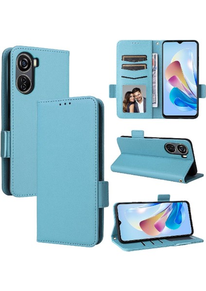 Zte Nubia Lvy Cüzdan Manyetik Pu Deri Kart Yuvaları Tutucu Yan (Yurt Dışından)