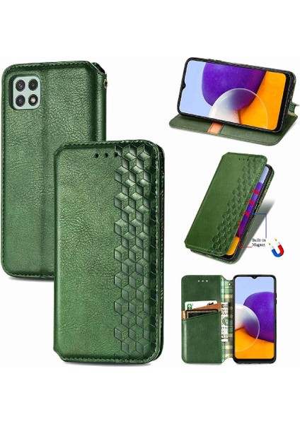 Samsung Galaxy A22 5g Cüzdan Fonksiyonu Için Kılıf Moda Tasarım Deri (Yurt Dışından) fiyatları