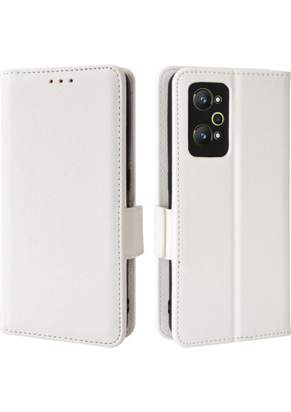 Realme Gt Neo 2 Pu Deri Manyetik Kart Yuvaları Tutucu Yan Toka Için Kılıf (Yurt Dışından)