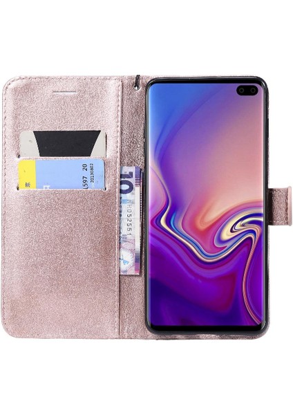 Kart Yuvası ile Samsung Galaxy S10 Artı Klasik Düz Renk Için Flip Case (Yurt Dışından) fırsatları
