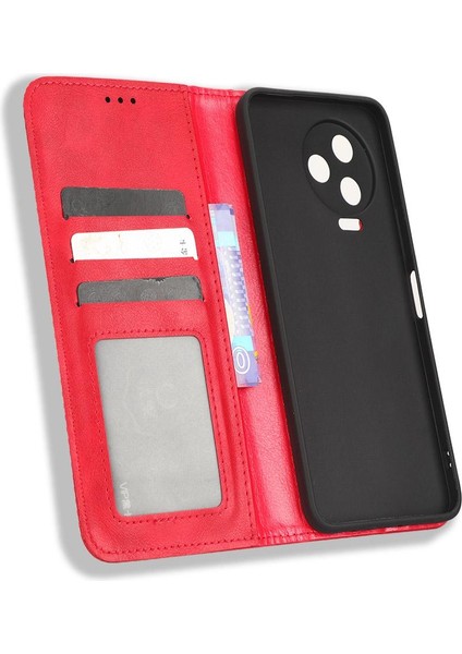 Infinix Not 12 Pro 4g Pu Deri Manyetik Kapatma Cüzdan Için Kılıf (Yurt Dışından) modelleri