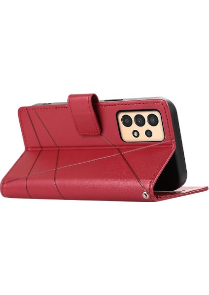 Samsung Galaxy A13 Kickstand Darbeye Üç Kart Yuvaları Için Flip Case (Yurt Dışından)