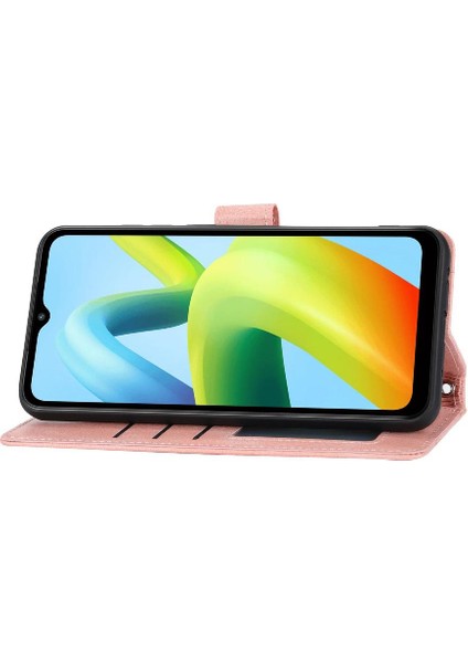 Xiaomi Redmi A1 Artı Pu Deri Kart Tutucu Manyetik Kapatma Için Flip Case (Yurt Dışından)