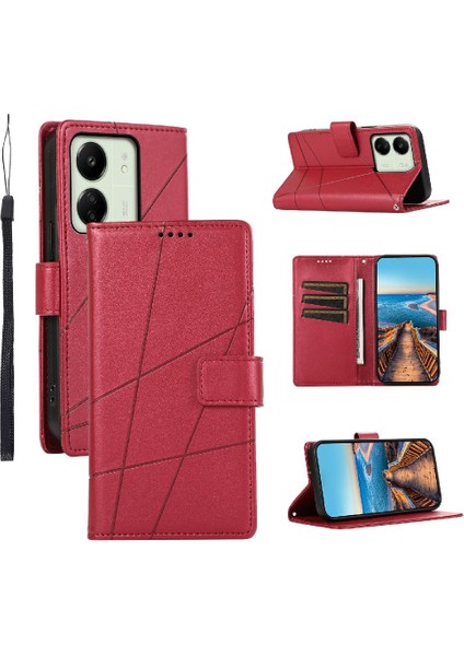 Xiaomi Redmi Için Flip Case Shockproof Şok Emici Darbeye Üç Kart Yuvaları (Yurt Dışından)