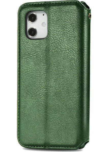 Apple IPhone 12 Mini Kapak Kapak Kılıf Cüzdan Fonksiyonu Için Kılıf (Yurt Dışından)