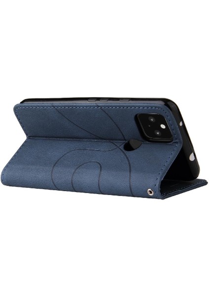 Kart Yuvası Standı Pu ile Google Piksel 5 Xl Kickstand Koruyucu Kılıf (Yurt Dışından)