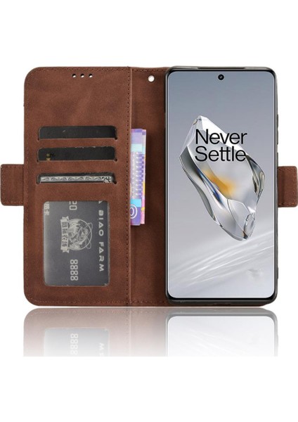 Oneplus 12 5g Deri Cüzdan Kapak Için Kılıf Ayarlanabilir Ayrılabilir Kart (Yurt Dışından) modelleri